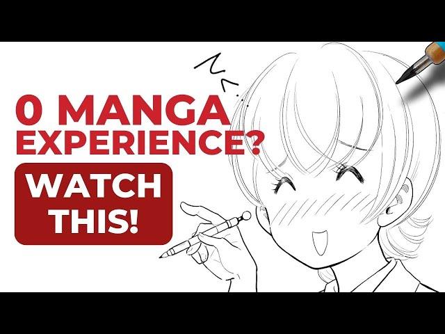 How to Draw your FIRST Manga with NO Experience | Total Beginner Manga Tutorial