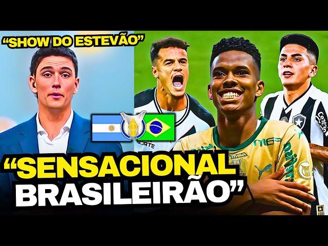 TV ARGENTINA ESTÁ ENCANTADA COM ESTEVÃO E COM O BRASILEIRÃO