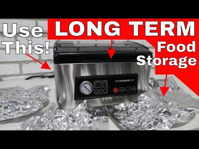 Avid Armor USV32 Chamber Vacuum Sealer -- Unboxing, Review & Long Term Food Storage