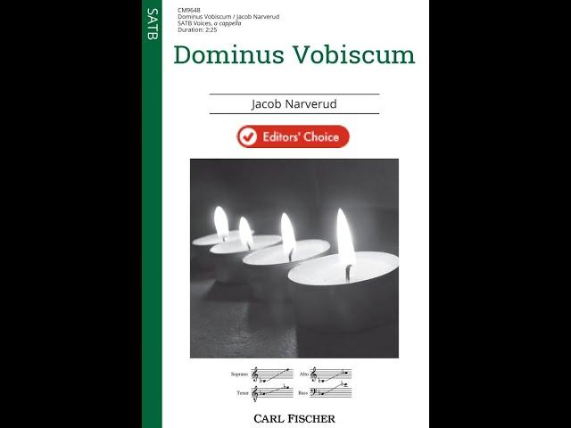 Dominus Vobiscum by Jacob Narverud (SATB, a cappella)