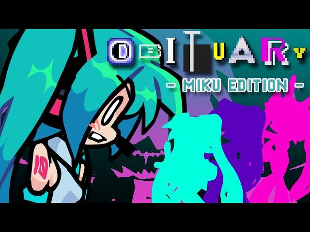 Obituary [Miku Edition] - (FNF Sonic Legacy Hatsune Miku Lyrical Cover)