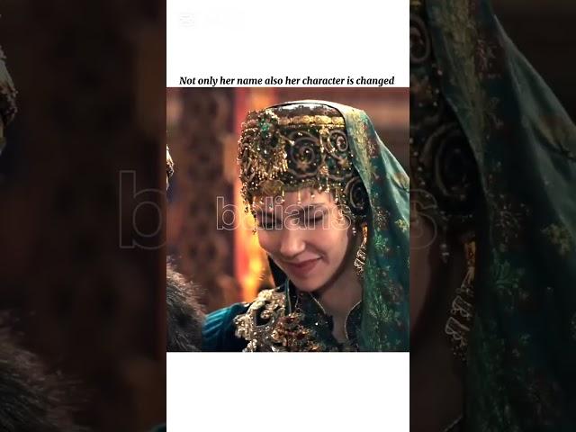 Not only her name also her character is changed #kurulusosman #holofira #nilüfersultan #nilüfer