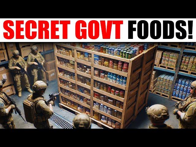 10 FOODS the Government SECRETLY Stockpiles (And You Should Too)!