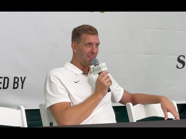 Dirk Nowitzki Interview: Tennis Classic Event, Thoughts on Dallas Mavericks, Klay Thompson, More