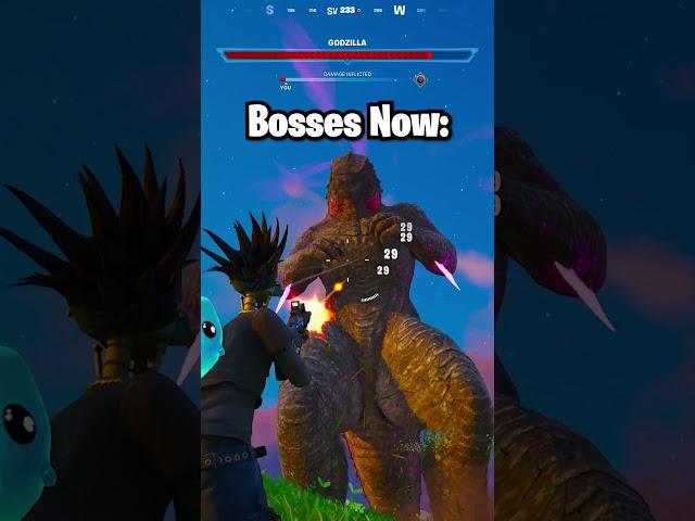 BOSSES NOW VS THEN IN FORTNITE