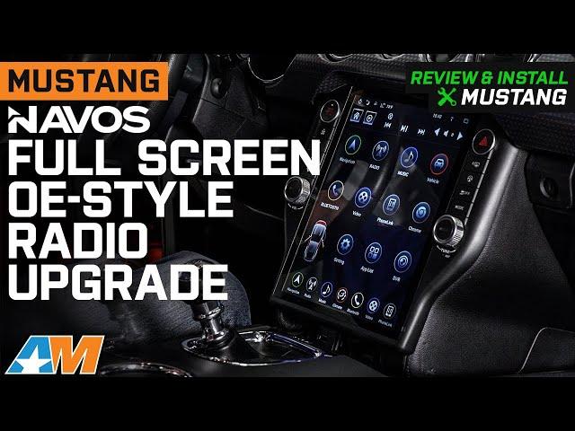 2015-2022 Mustang Navos Full Screen OE-Style Radio Upgrade with Navigation Review & Install