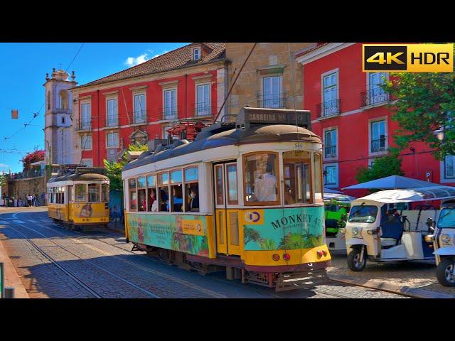 Lisbon Tram Ride - Oct 2021A Full Trip on Lisbon's Tram 28 [4K HDR]
