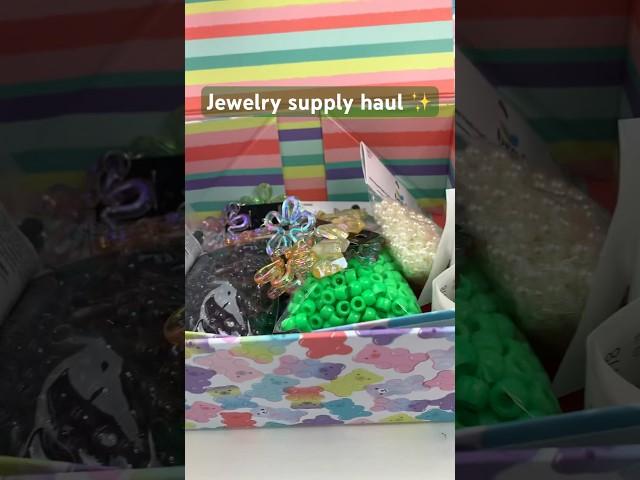 Jewelry Supply Haul | Hobby Lobby Haul | Beads, String, Hot Glue, Charms