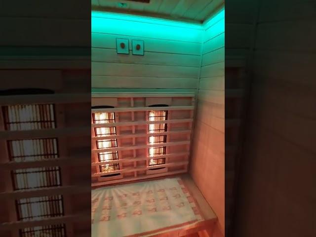 Infrarot Sauna mit Vollspektrum- & Magnesiumstrahler (Erstbetrieb)