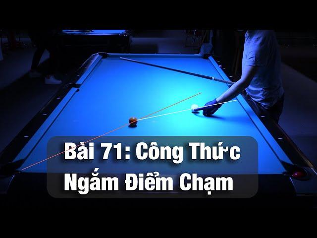 Bài 71 Công Thức Ngắm Điểm Chạm - Đưa Bi Mục Tiêu Vào Lỗ