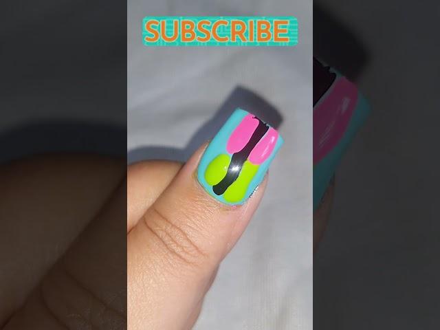Swirl Nail Art Design At Home #shotts #nailartdesign #artfornails