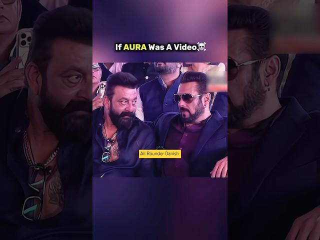 Salman Khan Vs Sanjay Dutt Aura #elvishyadav #munawarfaruqui #fukrainsaan #biggboss #shorts #salman