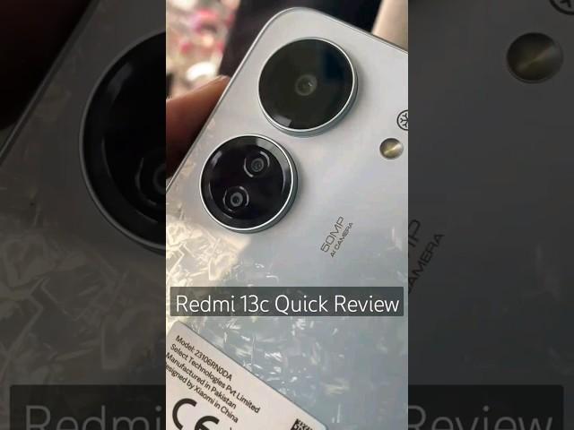 Xiaomi Redmi 13c Quick Review!