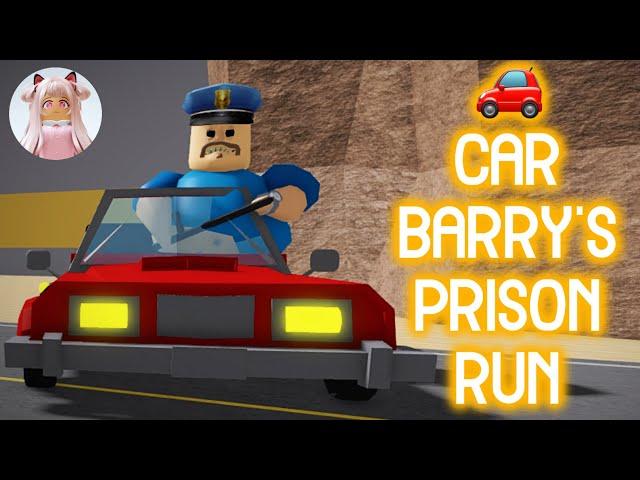 CAR BARRY'S PRISON RUN! - Roblox Obby Gameplay Walkthrough No Death [4K]