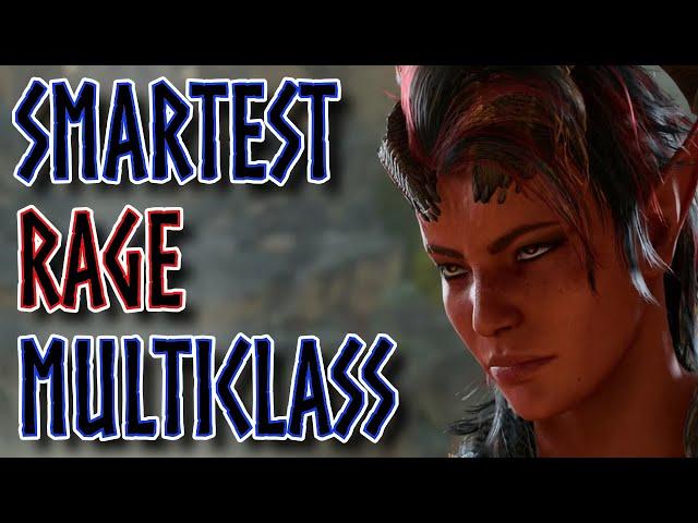 Baldur's Gate 3 - The SMARTEST Rage Multiclass (Barbarian/Fighter)