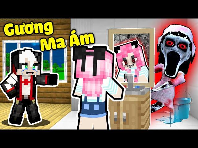 REDHOOD THỬ THÁCH TIÊU DIỆT CHIẾC GƯƠNG MA ÁM TRONG MINECRAFT*MỀU BỊ ÁM BỞI ÁC MA TRONG GƯƠNG MCPE