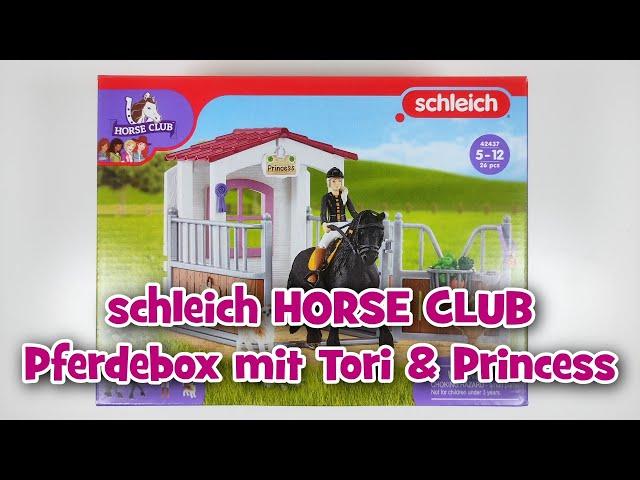 schleich HORSE CLUB Pferdebox mit Tori & Princess (42437) | UNBOXING