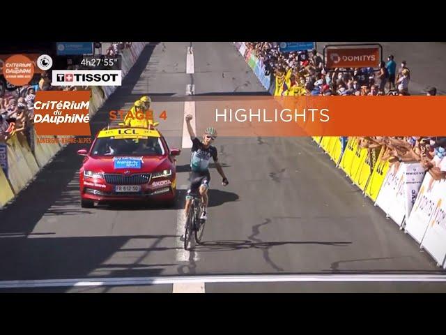 Critérium du Dauphiné 2020 - Stage 4 - Stage highlights