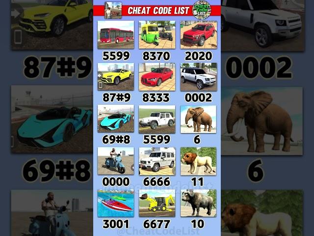 New Lamborghini Sian + Lamborghini Urus + All New Cheat Codes  Part-40 #shorts