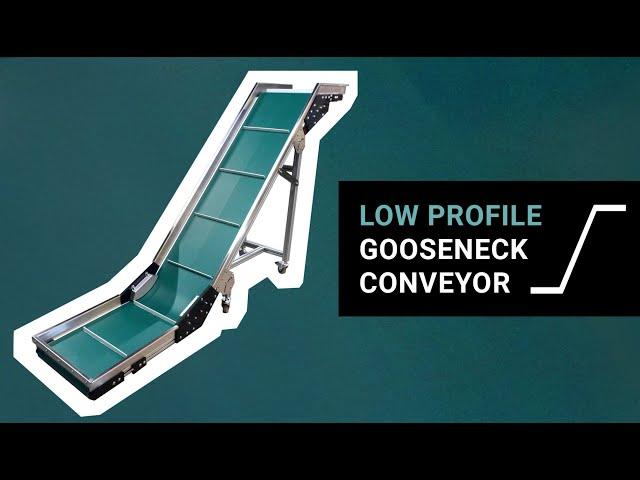 Low Profile Gooseneck Belt Conveyor - from Royal Conveyor Solutions