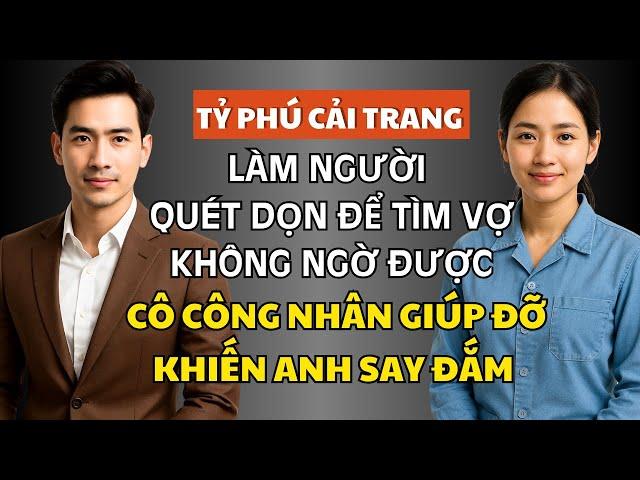 Tỷ Phú Cải Trang Làm Người Quét Dọn Để Tìm Vợ, Không Ngờ Được Cô Công Nhân Giúp Đỡ Khiến Anh Say Đắm