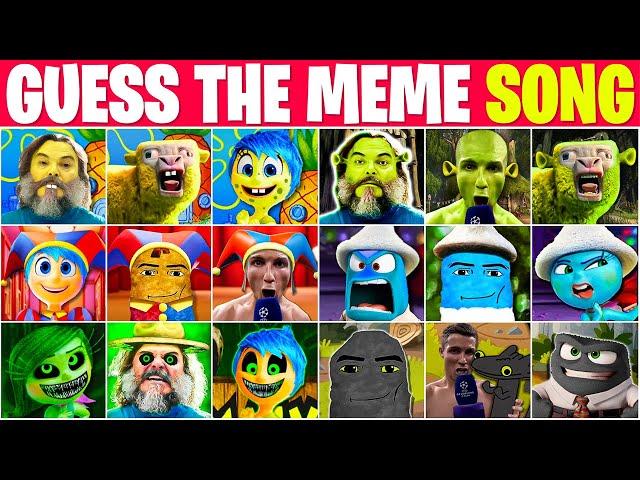 Guess The Meme Song | Famous Meme Sing Spongebob, Shrek, TADC, Zoonomaly Theme Song #506