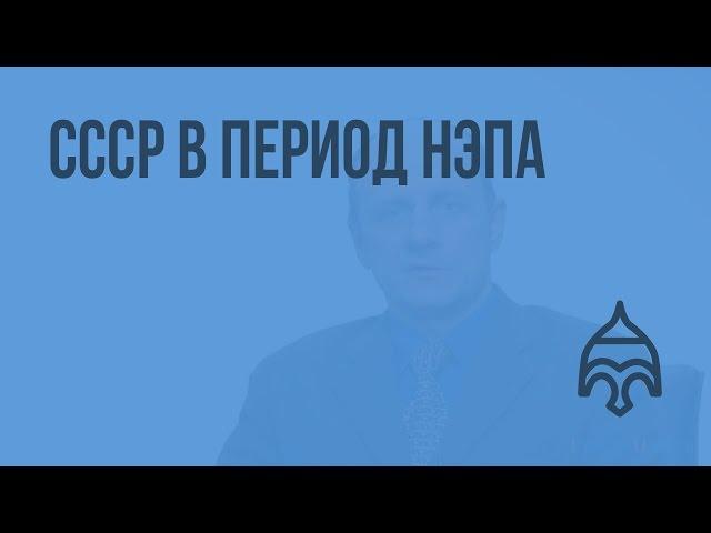 СССР в период НЭПа. Видеоурок по истории России 11 класс