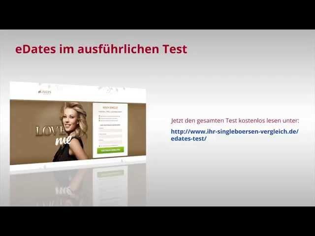 eDates Test - attraktive Singles = attraktive Singlebörse?