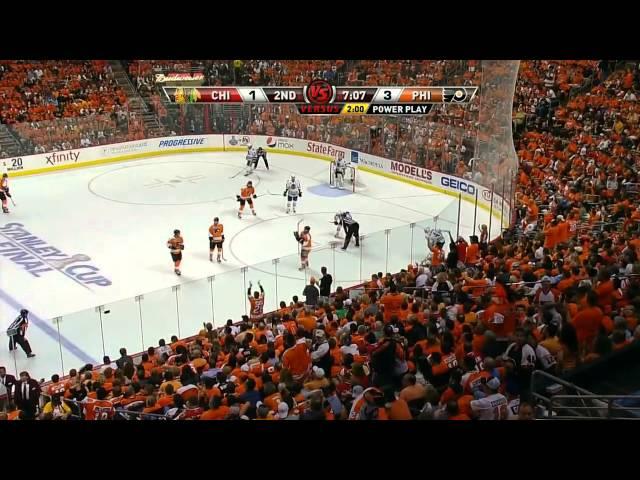 Stanley Cup Finals. Flyers vs Blackhawks (Game 4, 04 june 2010)