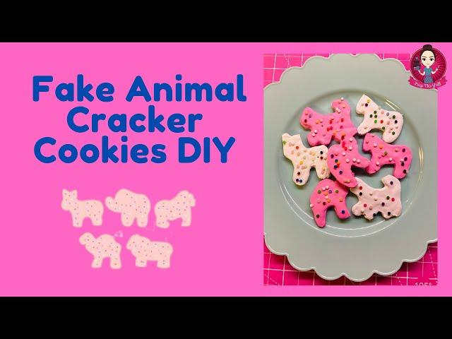 Fake Animal Cracker Cookies