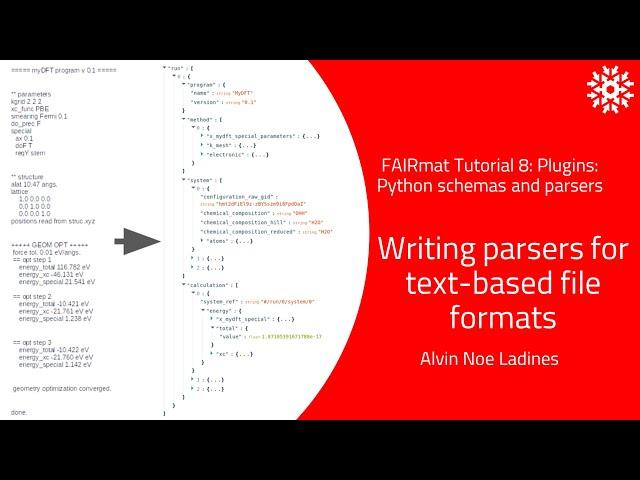 FAIRmat Tutorial 9: Writing parsers for text-based file formats