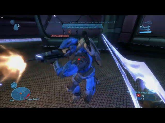 Halo Reach - Slayer TU DMR [15 Kills] (Running Riot)