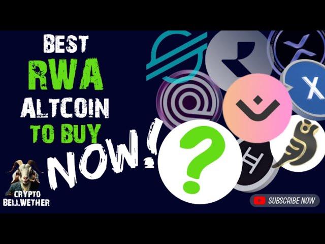 ALERT: RWA ALPHA NEWS & Best RWA Altcoin to buy NOW! - ONDO, XDC, OM, RIO, XRP, XLM, TRADE, GFI, CFG