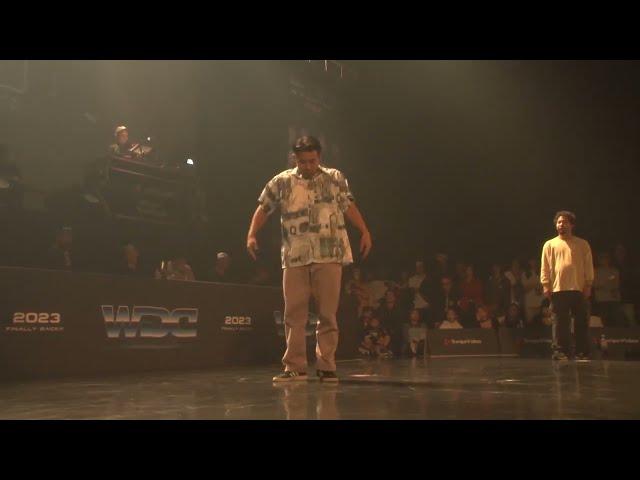 WDC 2023 FINAL POPPING best8 Funk Satisfaction　vs　SATOCI&SHOW-GO