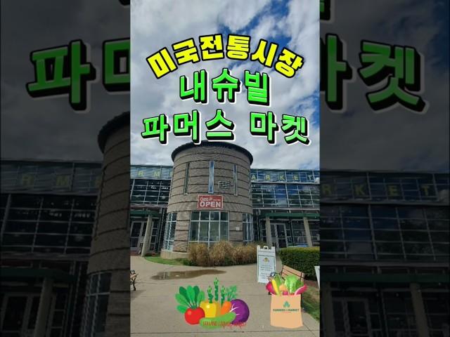 [미국일상] 미국 전통시장 내슈빌 파머스마켓 #Nashville #Farmers #Market #USA #fyp #fypシ゚viral #foryou #shorts