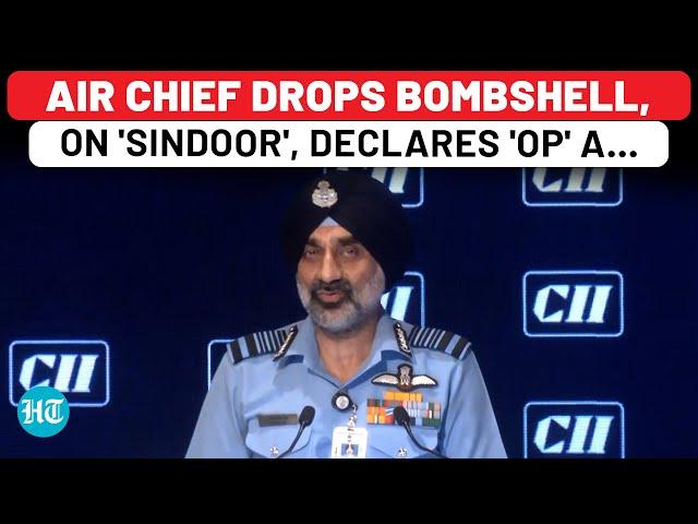 Full: Indian Air Force Chief's Big Speech, Takes Pride in Operation Sindoor's Blazing Triumph