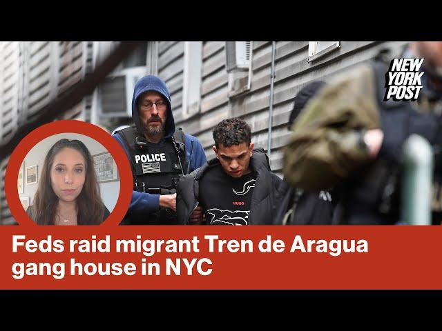 Feds raid migrant Tren de Aragua gang house in NYC — after tracking GPS ankle monitor to hideout