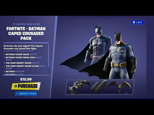 FORTNITE BATMAN Bundle & Harley Quinn Back In Item Store Fortnite Battle Royale