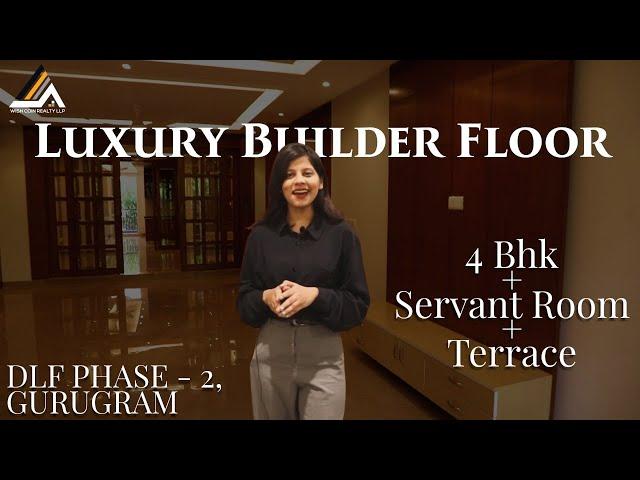 4bhk builder floor in Gurgaon | WishCoinRealty | high-end luxurious builder floor | Gurugram