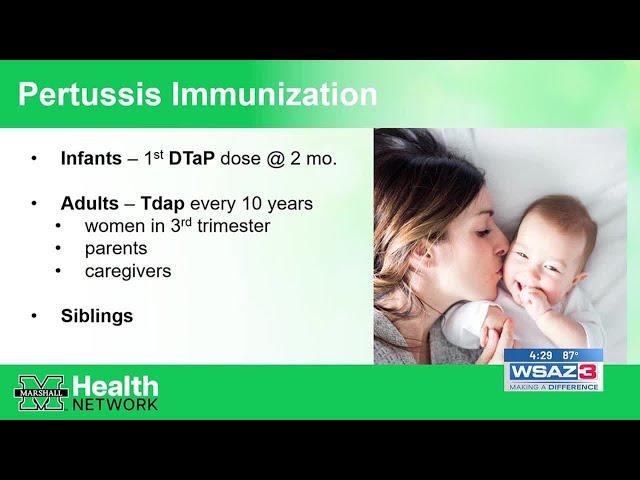 Pertussis Vaccinations with Marshall Health Network