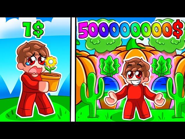 Conseguí las FRUTAS MÁS EXCLUSIVAS para mi JARDÍN de Roblox Grow a Garden!