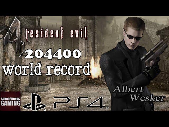 RE4 PS4 Mercenaries - Wesker - Village - 204400 Former WR