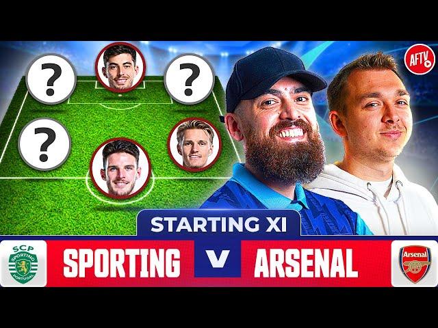 Starting XI Live | Sporting CP vs Arsenal