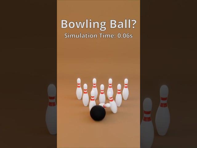 Bowling Pins vs Cloth Simulation  | Satisfying 3D Animation