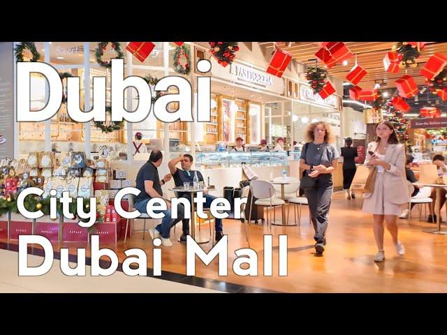 Dubai [4K] Dubai Mall, City Center Walking Tour 