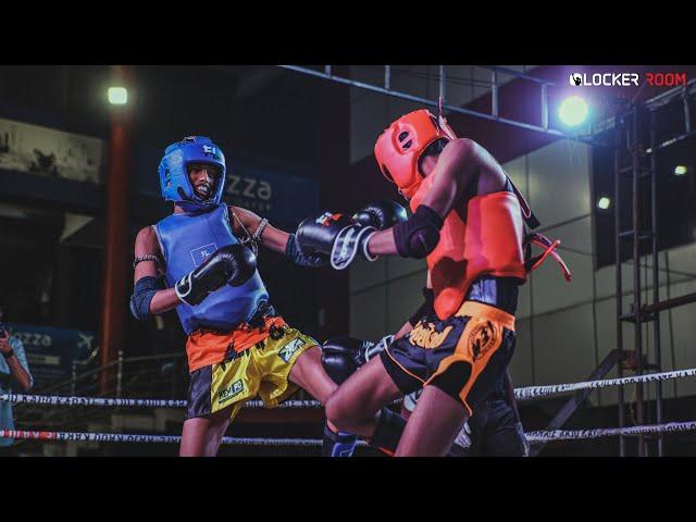 Prabhav (Red) vs Anjin (Blue) | Youth Muay Thai Fight League 3  | Thrissur | Kerala | Fights