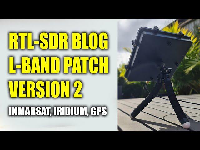 RTL-SDR BLOG L-BAND Patch Antenna Version 2 - Inmarsat - Iridium - GPS