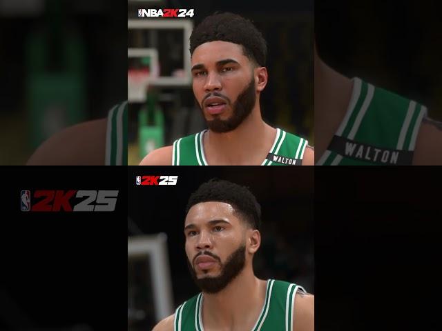 2K24 and 2K25 Side by Side Face Scan Comparisons!