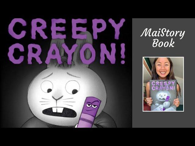 Creepy Crayon! by Aaron Reynolds: Spooky Interactive Read Aloud Book for Kids