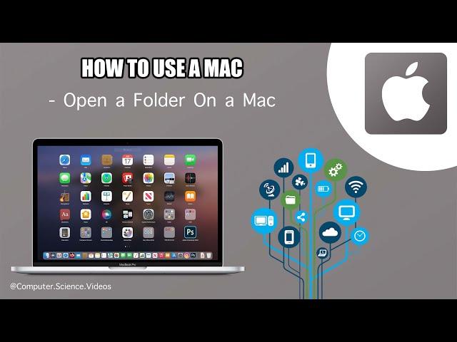 How to OPEN a Folder On a Mac Computer - Basic Tutorial | New